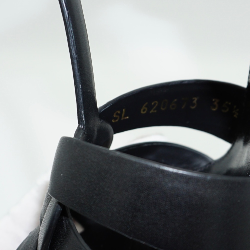Saint Laurent Tribute 105 Sandal Black - Picture 10 of 12